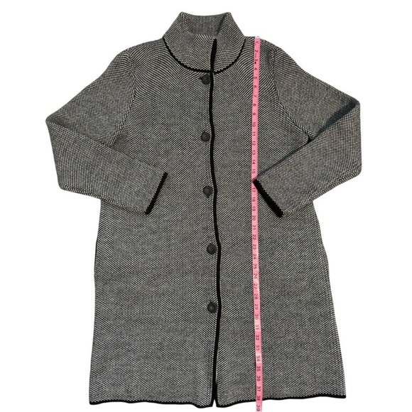 🖤 Gio & Gio Made in Italy Wool Blend Cardigan Size XL - Picture 4 of 7